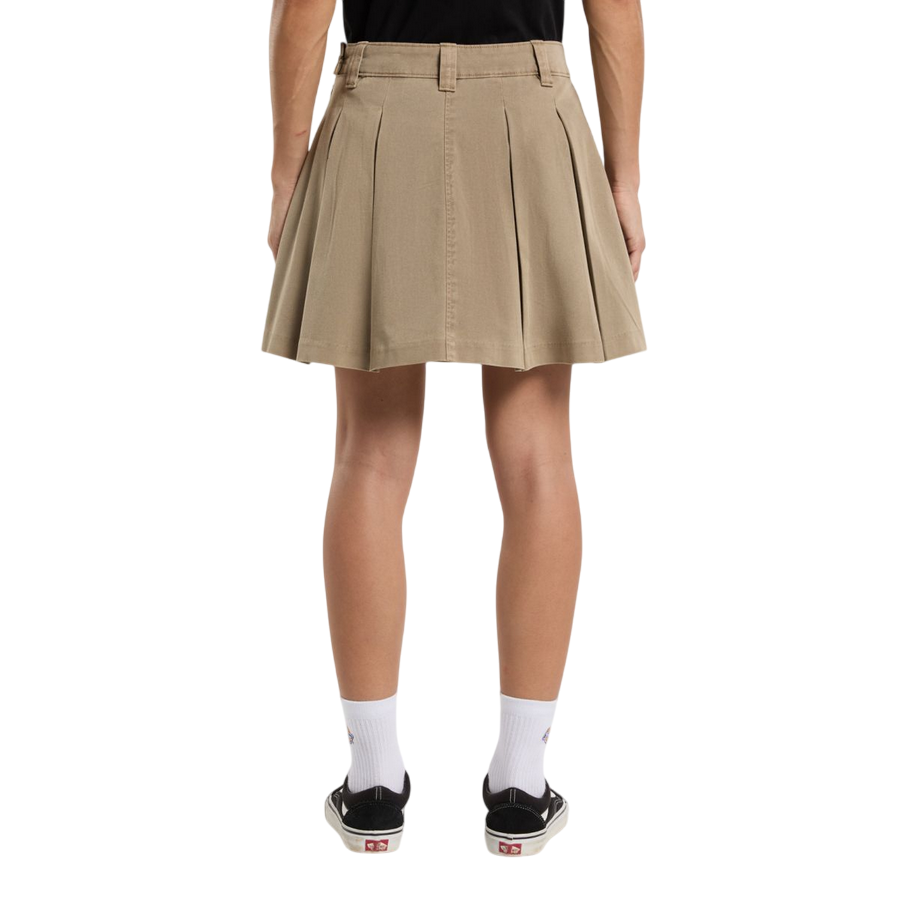 Dickies goanna corta plissettata da donna Unionville DK0A4Z870DS sabbia