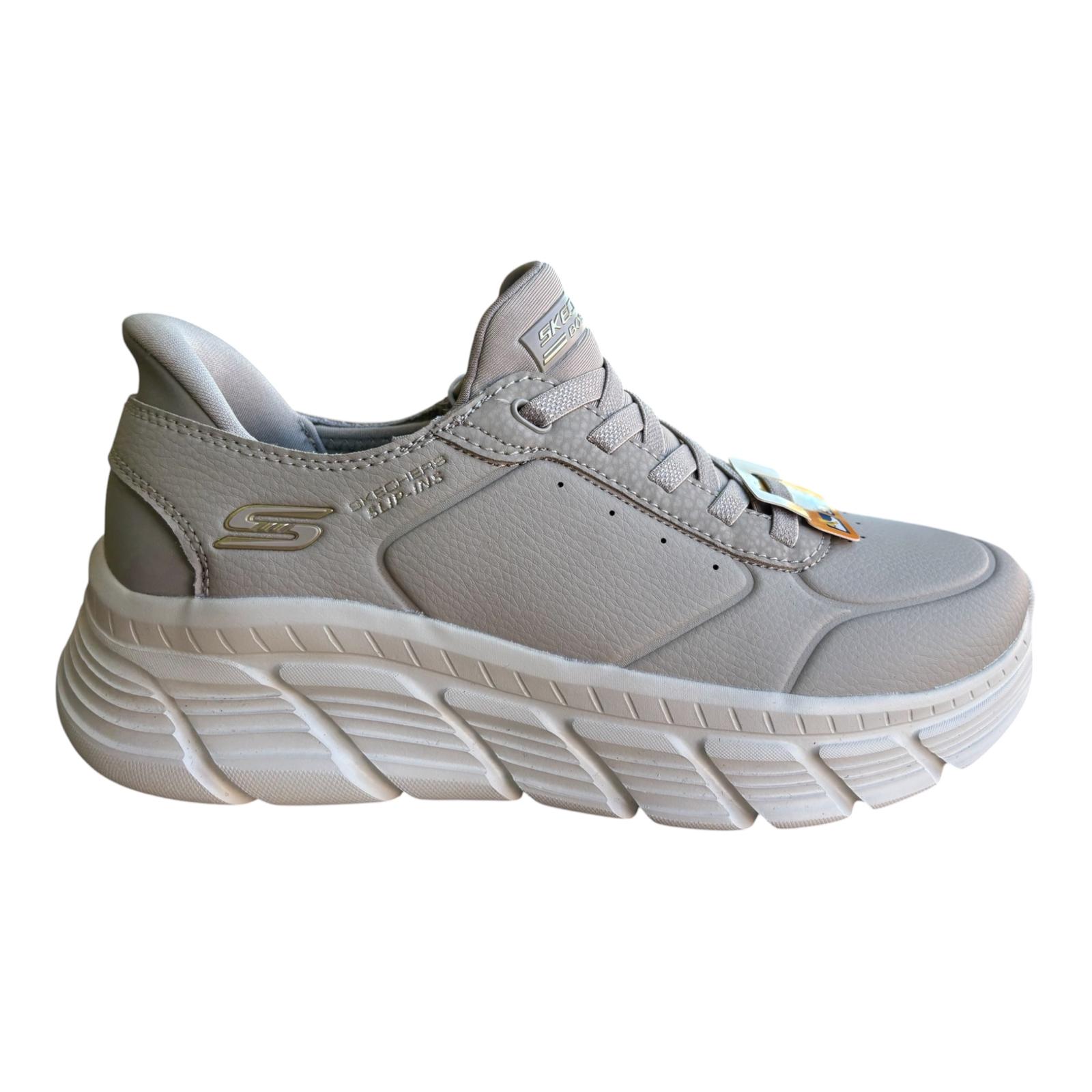 Skechers Scarpa sneakers da donna Slip-Ins Bob B Flex Hi-Workday 117394/TPE tortora