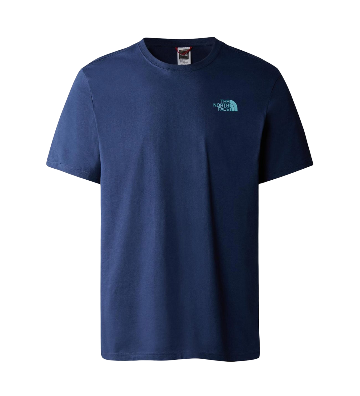The North Face men's short-sleeved t-shirt Red Box Cel NF0A7X1KIWV1 aqua-blue