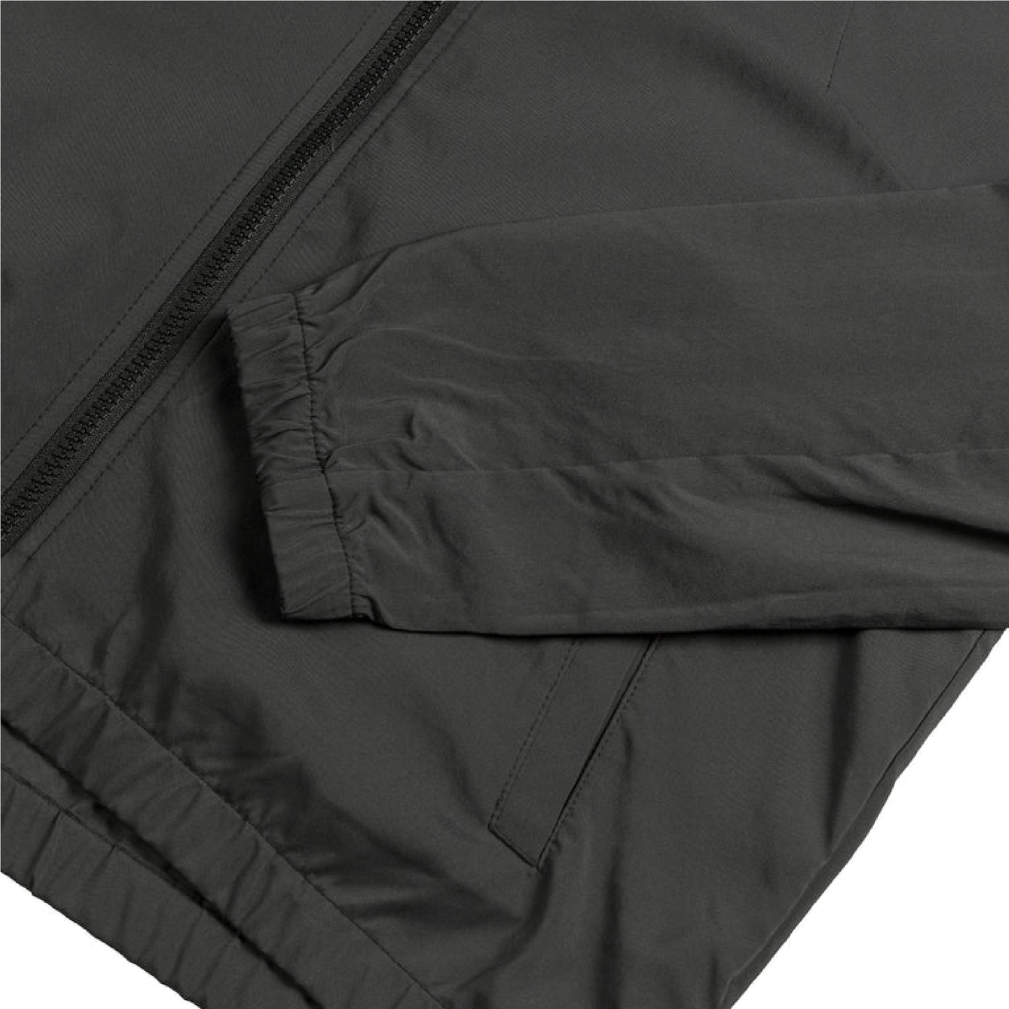 The North Face Men's Wind Track Hooded Windbreaker NF0A87J2MN8 asphalt black