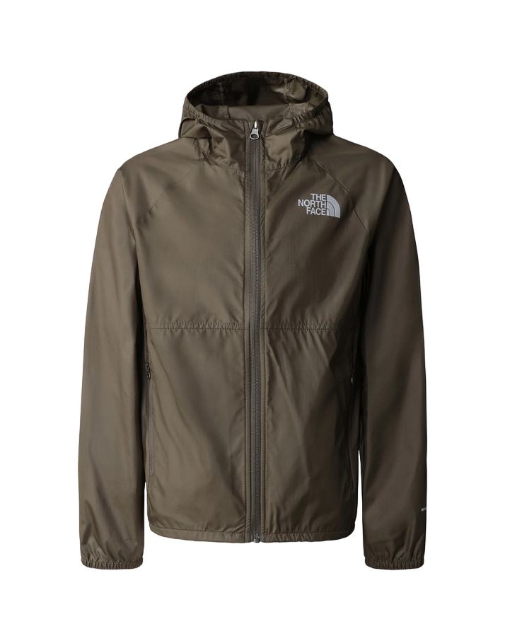 The North Face Wind Jacket for boys New Taupe NF0A82D821L green