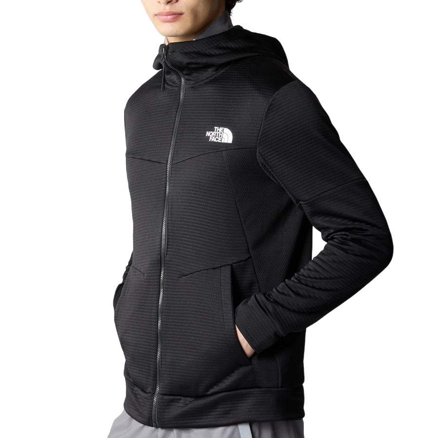 The North Face Men's Bolt Polartec Hooded Jacket NF0A87J5JK31 black