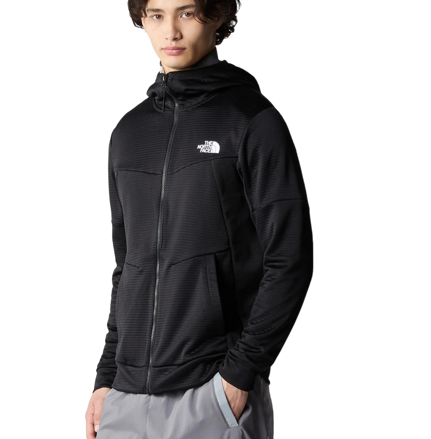 The North Face Men's Bolt Polartec Hooded Jacket NF0A87J5JK31 black