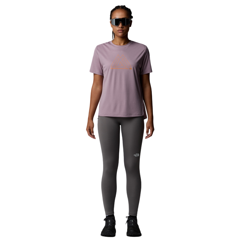 The North Face Women's Mountain Athletics Flex NF0A89443OX Short Sleeve T-Shirt Purple