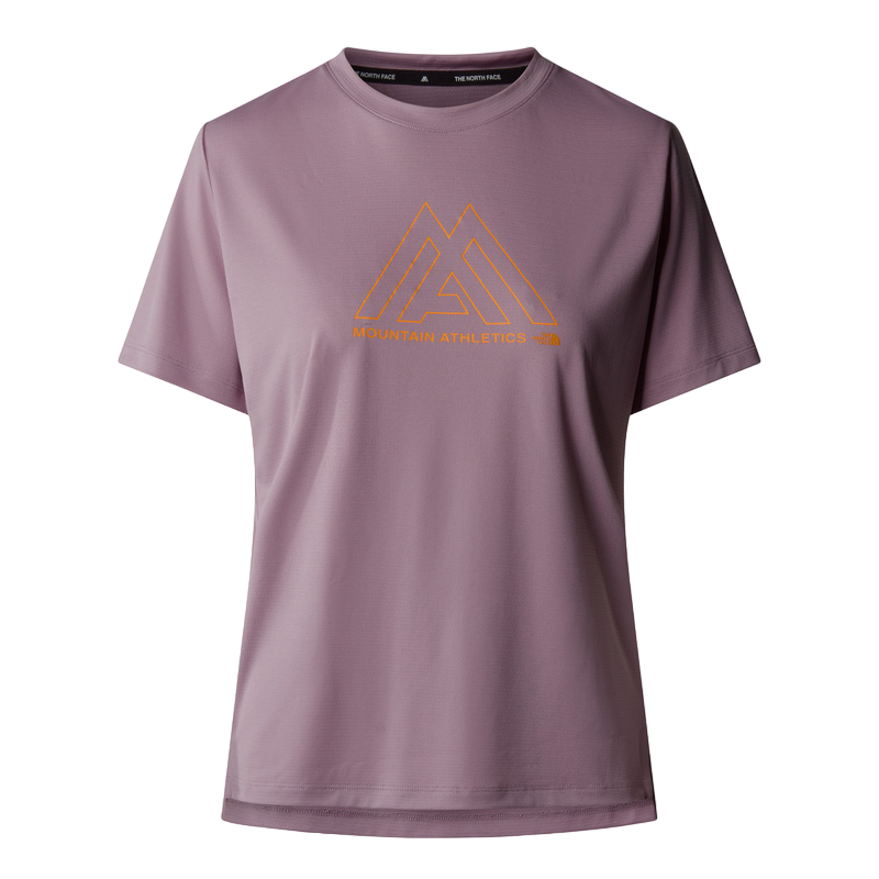 The North Face Women's Mountain Athletics Flex NF0A89443OX Short Sleeve T-Shirt Purple