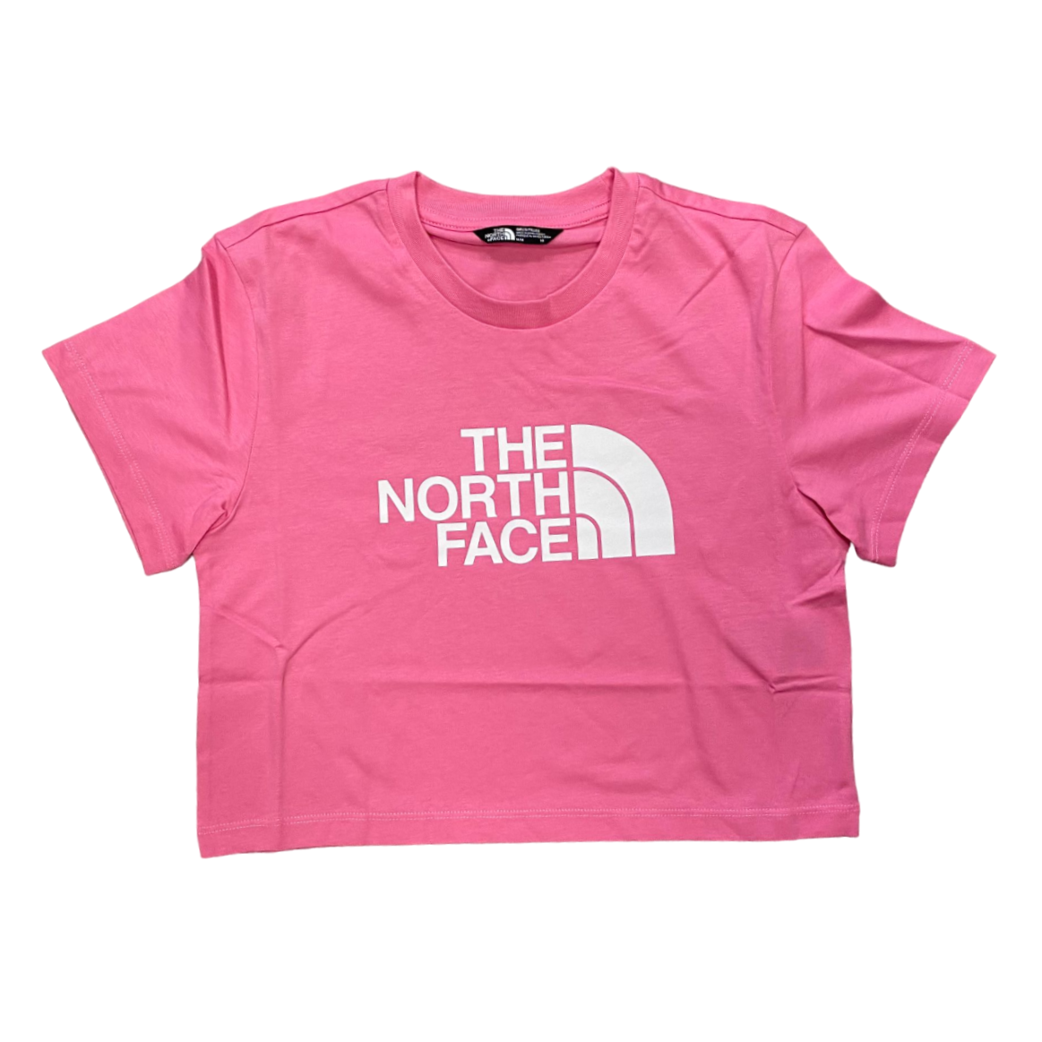 The North Face girls' short sleeve t-shirt Crop Easy NF0A87T7PIH pink