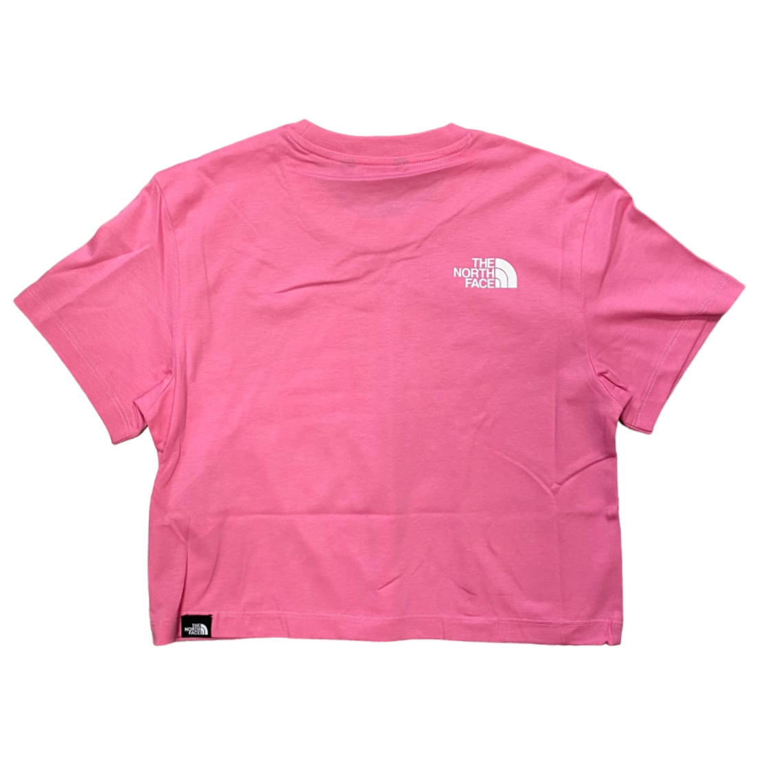 The North Face girls' short sleeve t-shirt Crop Easy NF0A87T7PIH pink