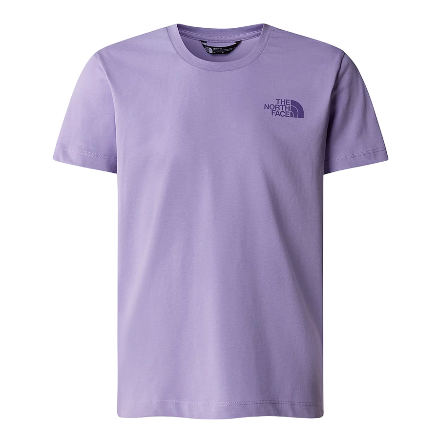 The North Face Girls' Relaxed Graphic Short Sleeve T-Shirt NF0A87BCPJO1 Purple