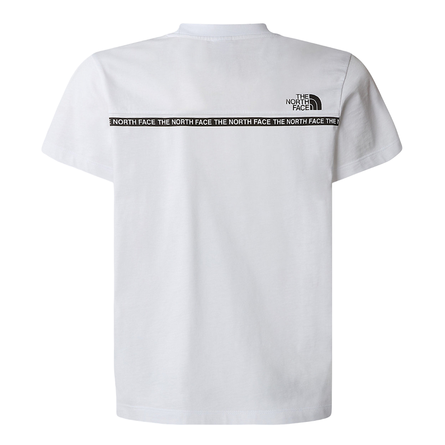 The North Face Zumu boys' short-sleeved cotton t-shirt NF0A877SFN41 white