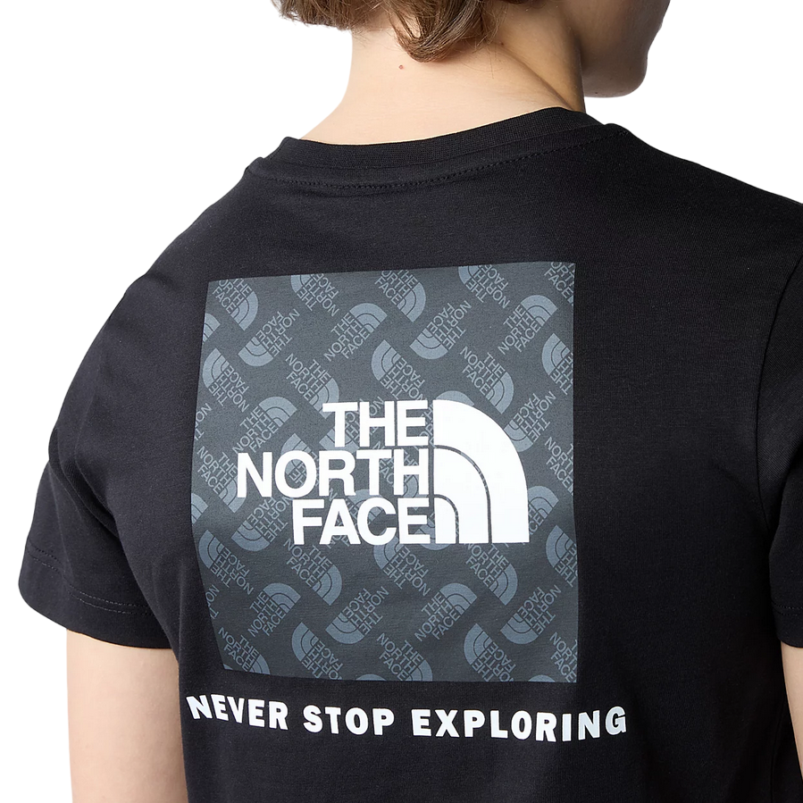 The North Face Boy's Short Sleeve T-Shirt Redbox NF0A87T5JK3 Black