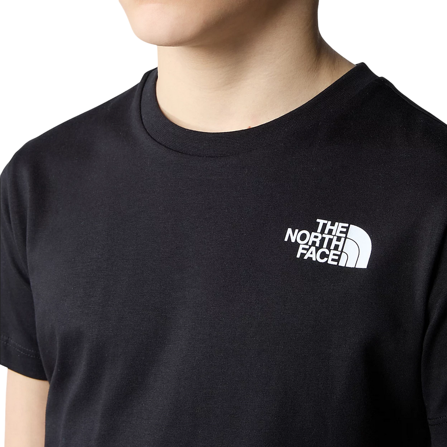 The North Face Boy's Short Sleeve T-Shirt Redbox NF0A87T5JK3 Black