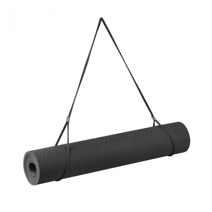 The Way Fitness Tappetino Yoga Ecologico Firm Training con Cintura 152.4x58.4