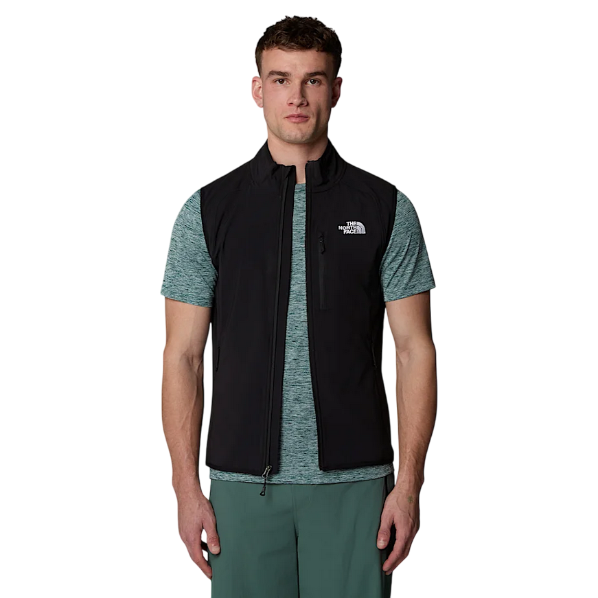 The North Face Men's Breathable, Windproof, Water-Repellent Nimble Vest NF0A8CD7JK31 Black