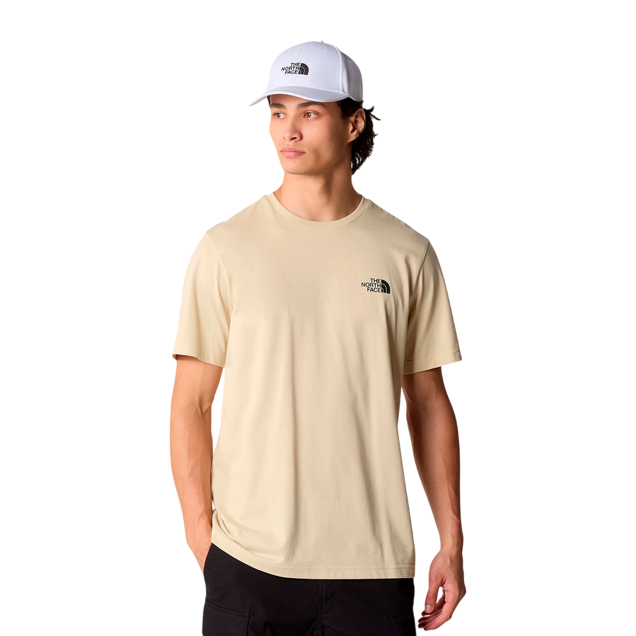 The North Face men's short sleeve t-shirt Simple Dome NF0A87NG3X4 gravel
