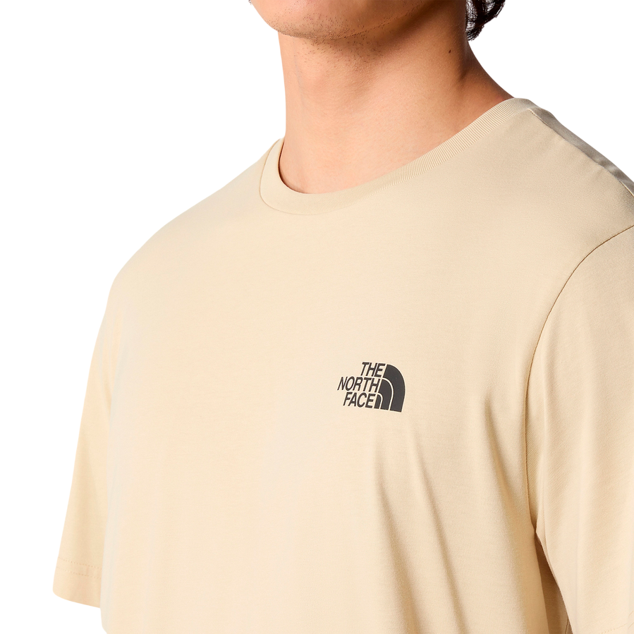 The North Face men's short sleeve t-shirt Simple Dome NF0A87NG3X4 gravel