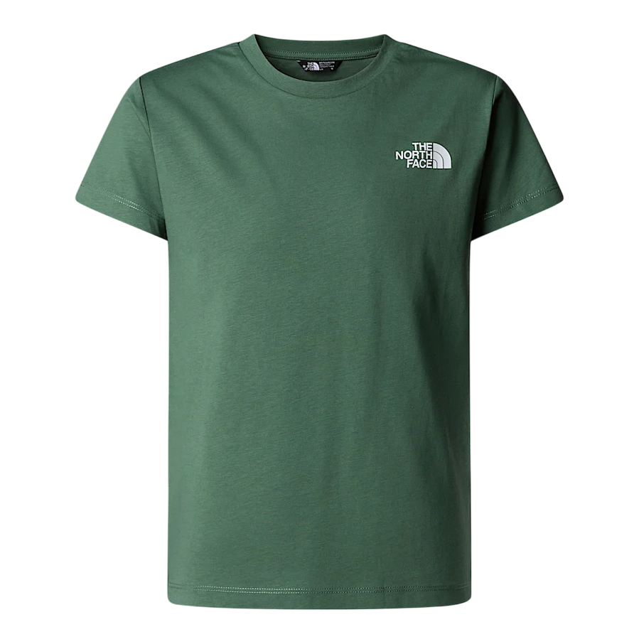 The North Face junior short-sleeved T-shirt Redbox NF0A89VTHCH green