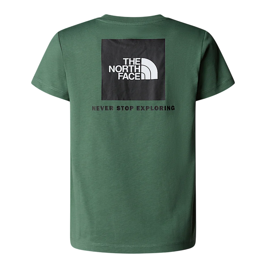 The North Face junior short-sleeved T-shirt Redbox NF0A89VTHCH green