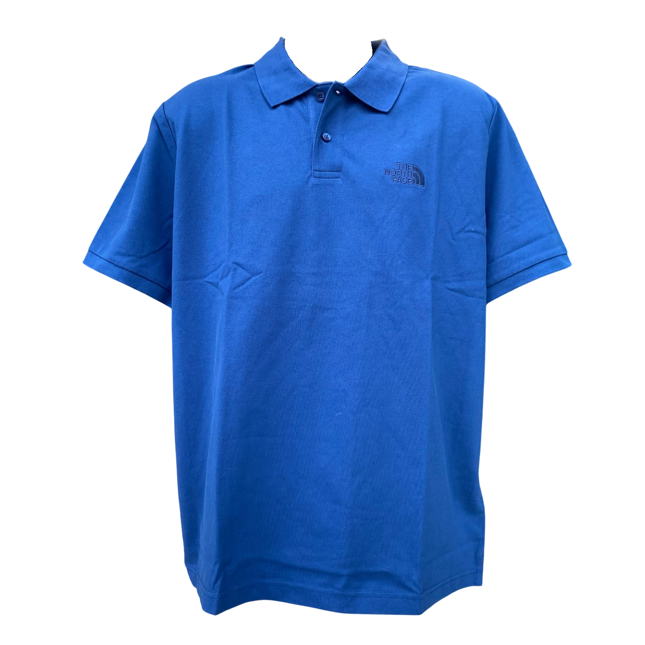 The North Face Men's Essential Piqué Cotton Short-Sleeve Polo Shirt NF0A8C1PD1R Blue