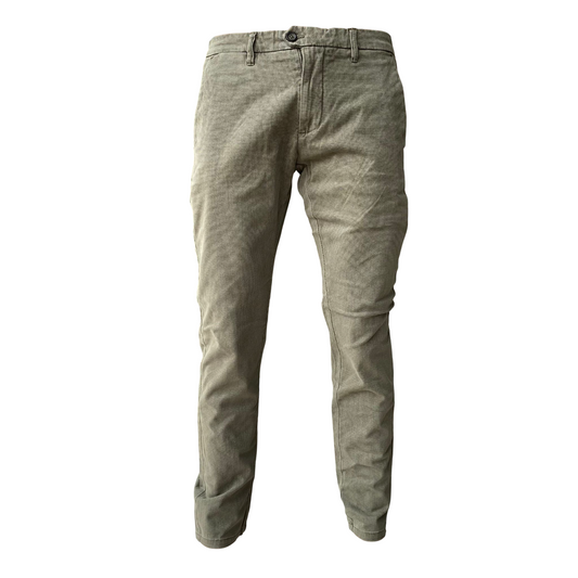 Trez Pantalone Uomo Microfantasia PRATT-1702STP M49604 340 Verde – casual, elegante, comfort uomo