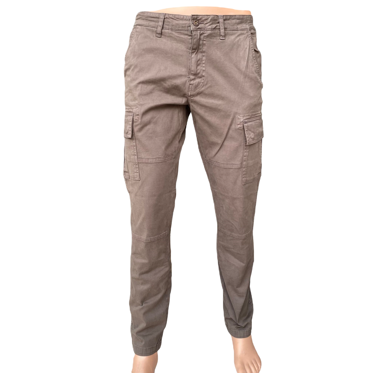 Trez Pantalone Uomo Tasconi PIPE3-17ZRT M49750 328 Marrone – Slim, cargo, pratico, stile outdoor, resistente.