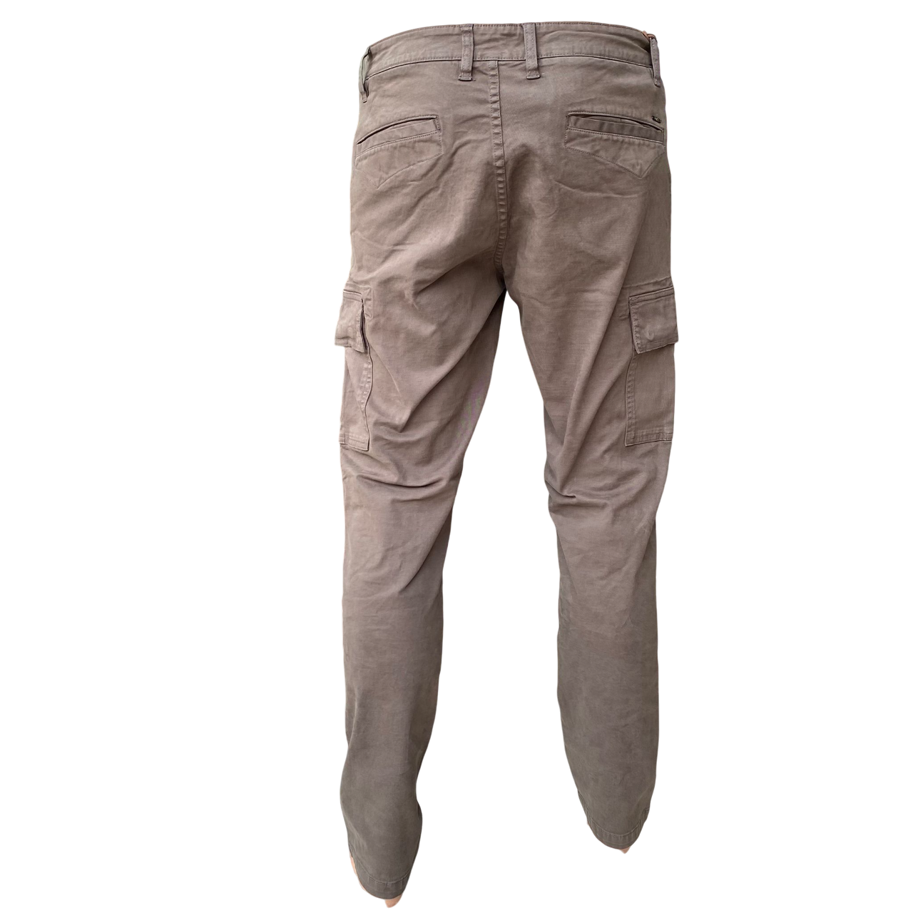 Trez Pantalone Uomo Tasconi PIPE3-17ZRT M49750 328 Marrone – Slim, cargo, pratico, stile outdoor, resistente. - retro 