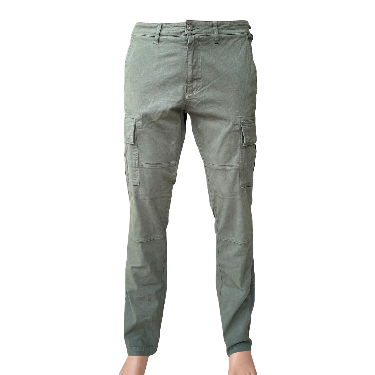 Trez Pantalone Uomo Tasconi PIPE3-17ZRT M49750 638 Verde – Slim, cargo, pratico, stile outdoor, resistente.