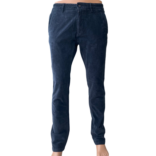 Trez Pantalone Uomo Velluto Millerighe M49592 238 PROT-CORD Blu – elegante, comfort, moda uomo