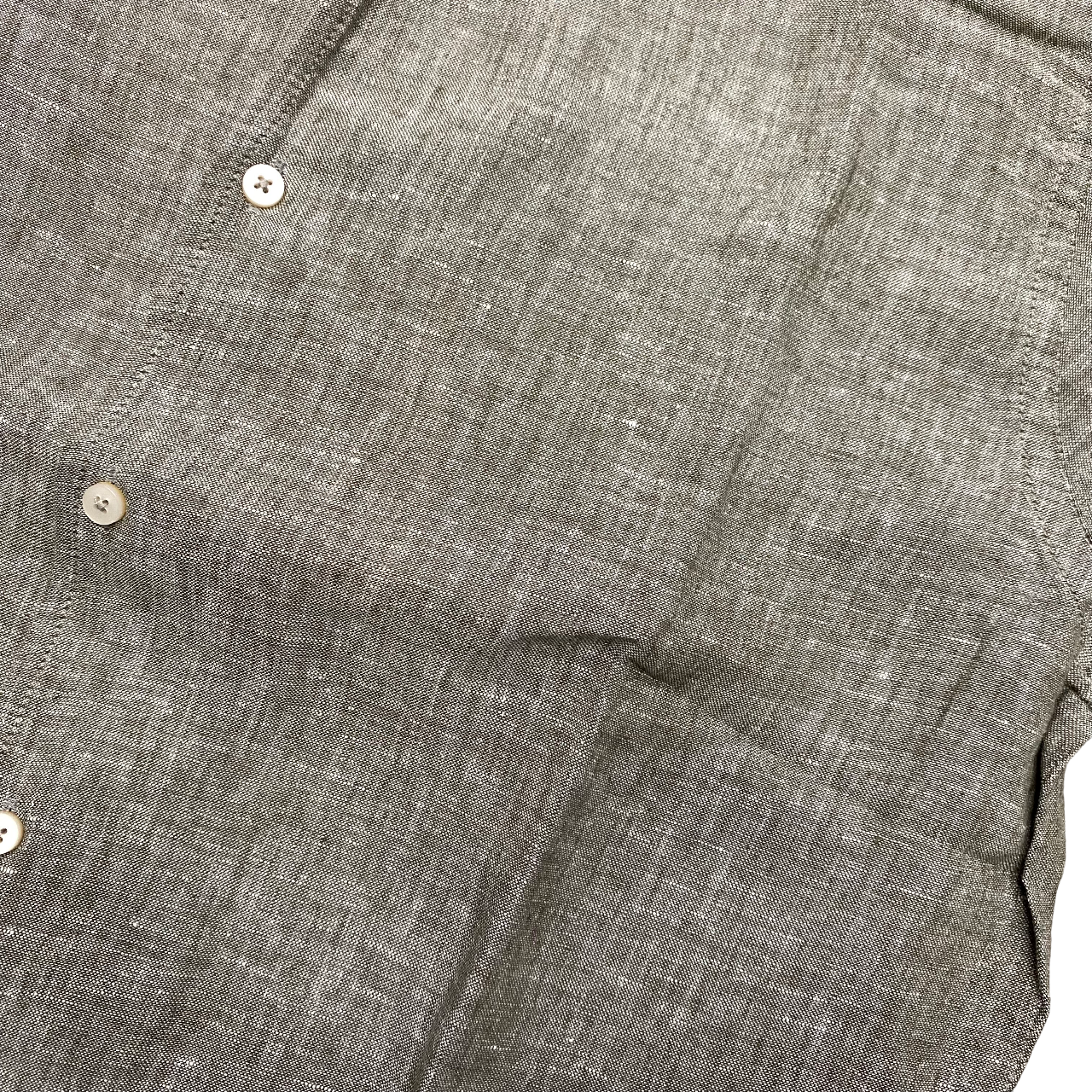 Trez camicia manica corta da uomo in misto lino Cocco-1217 M49026 444 salvia