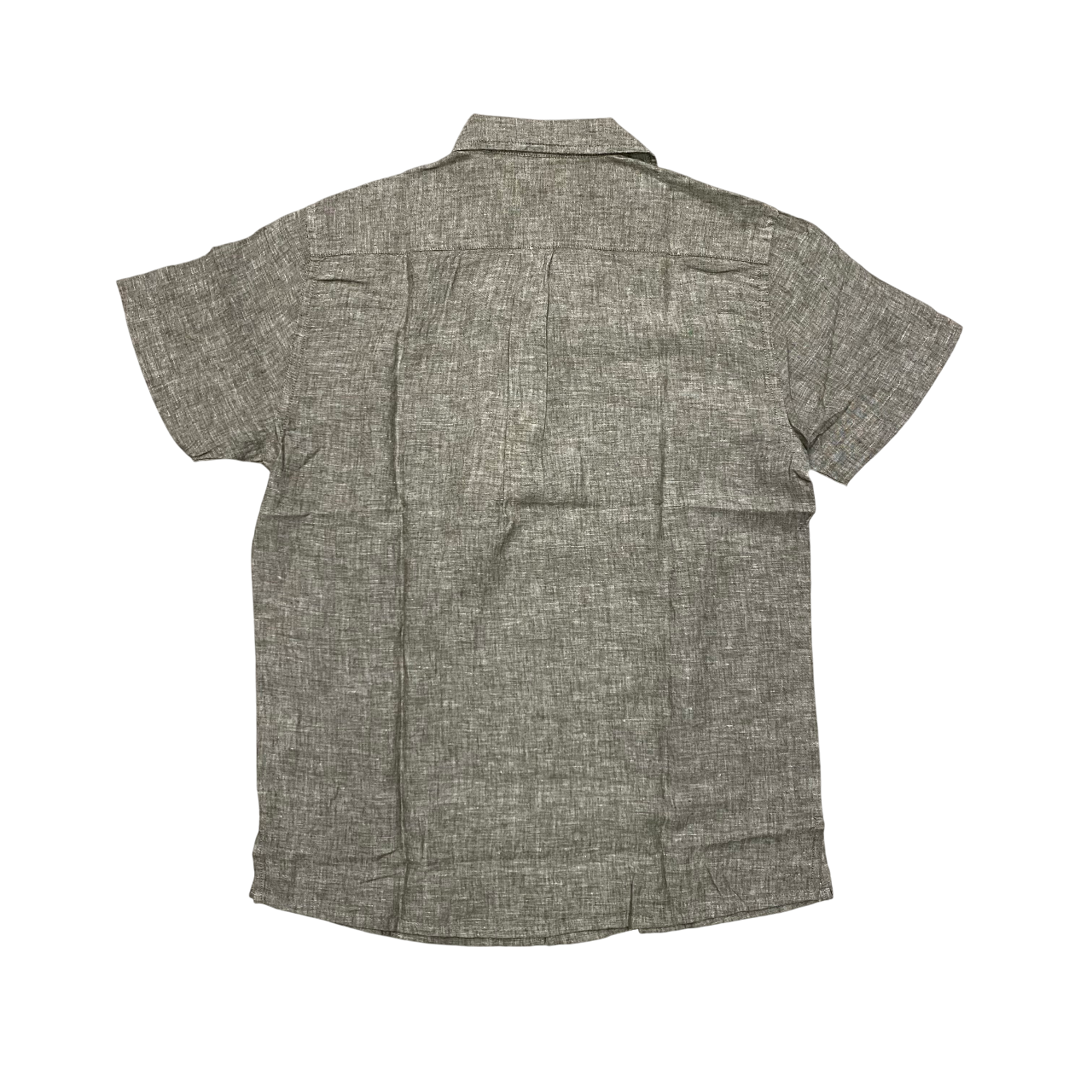 Trez camicia manica corta da uomo in misto lino Cocco-1217 M49026 444 salvia