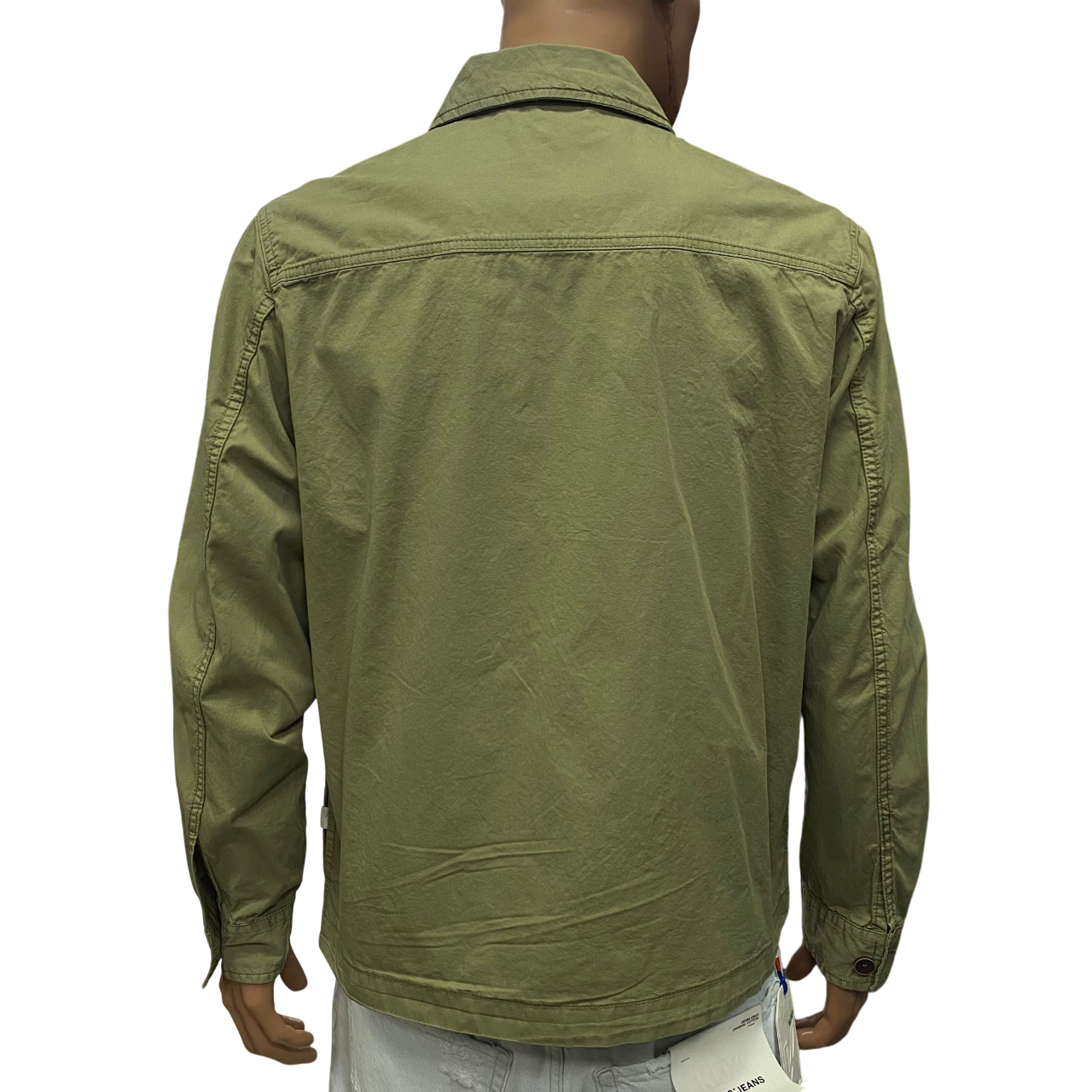 Trez giubbino da uomo in cotone Gink M48680 355 verde militare