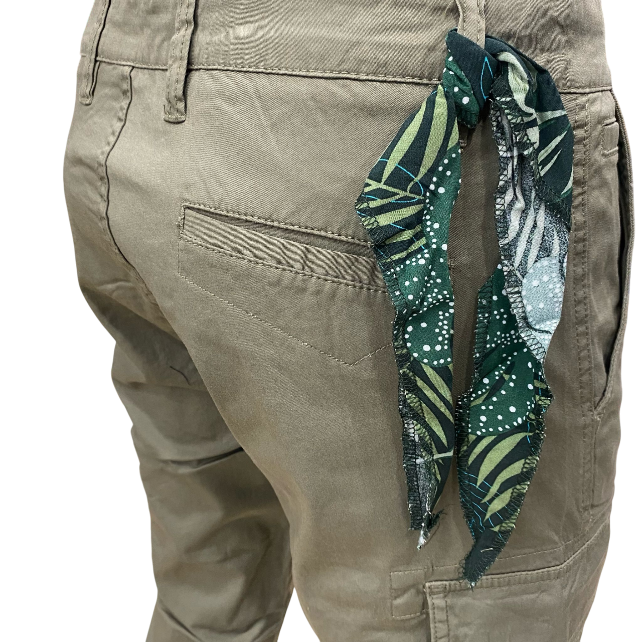 Trez pantalone cargo da uomo Pipe3 1035S M48681 144 verde