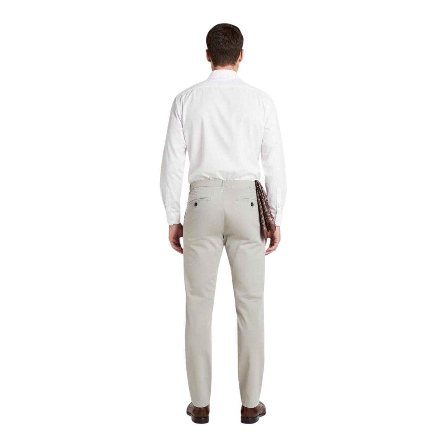 Trez uomo pantalone in cotone SONG6K-1035BST M50182 929 mastice