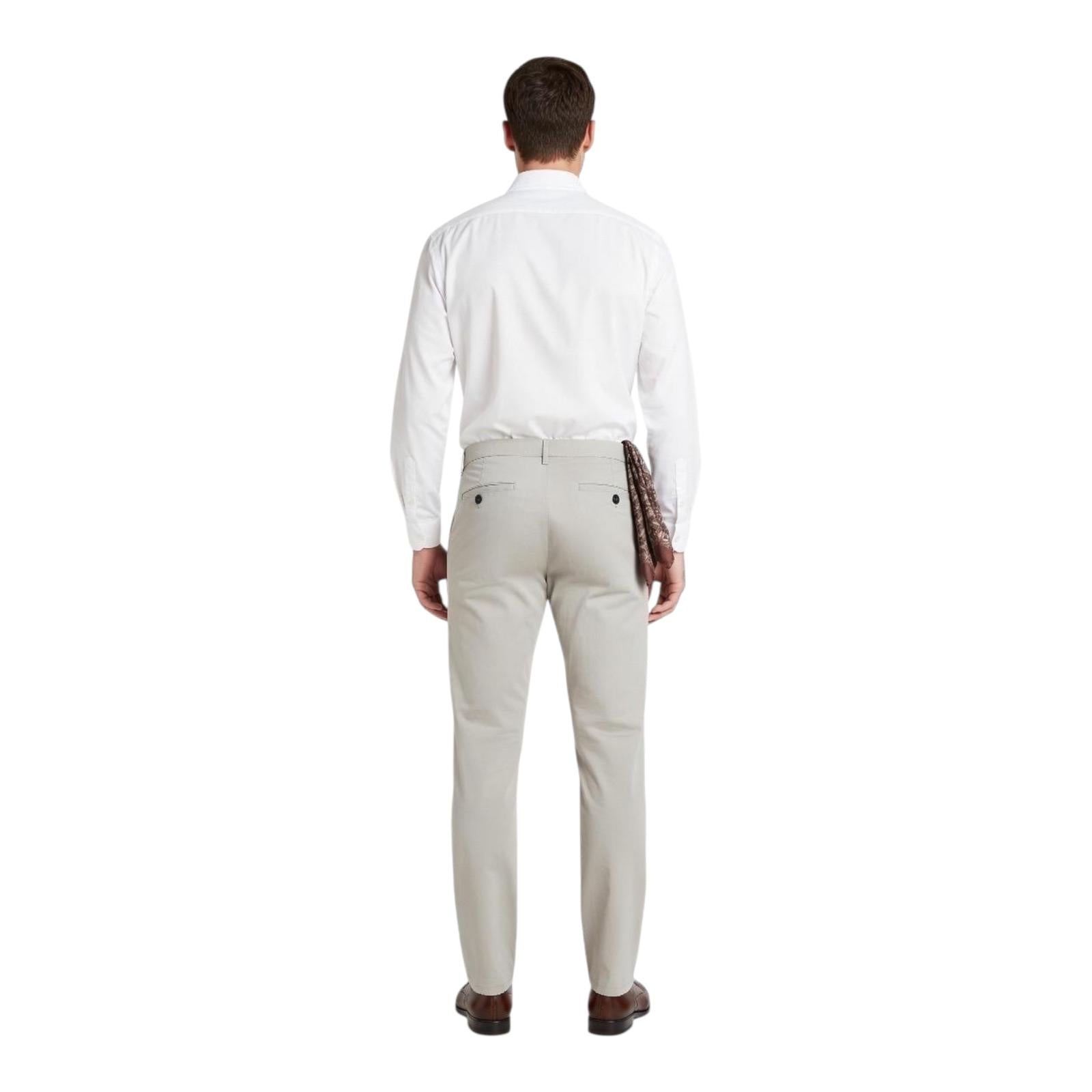 Trez uomo pantalone in cotone SONG6K-1035BST M50182 929 mastice