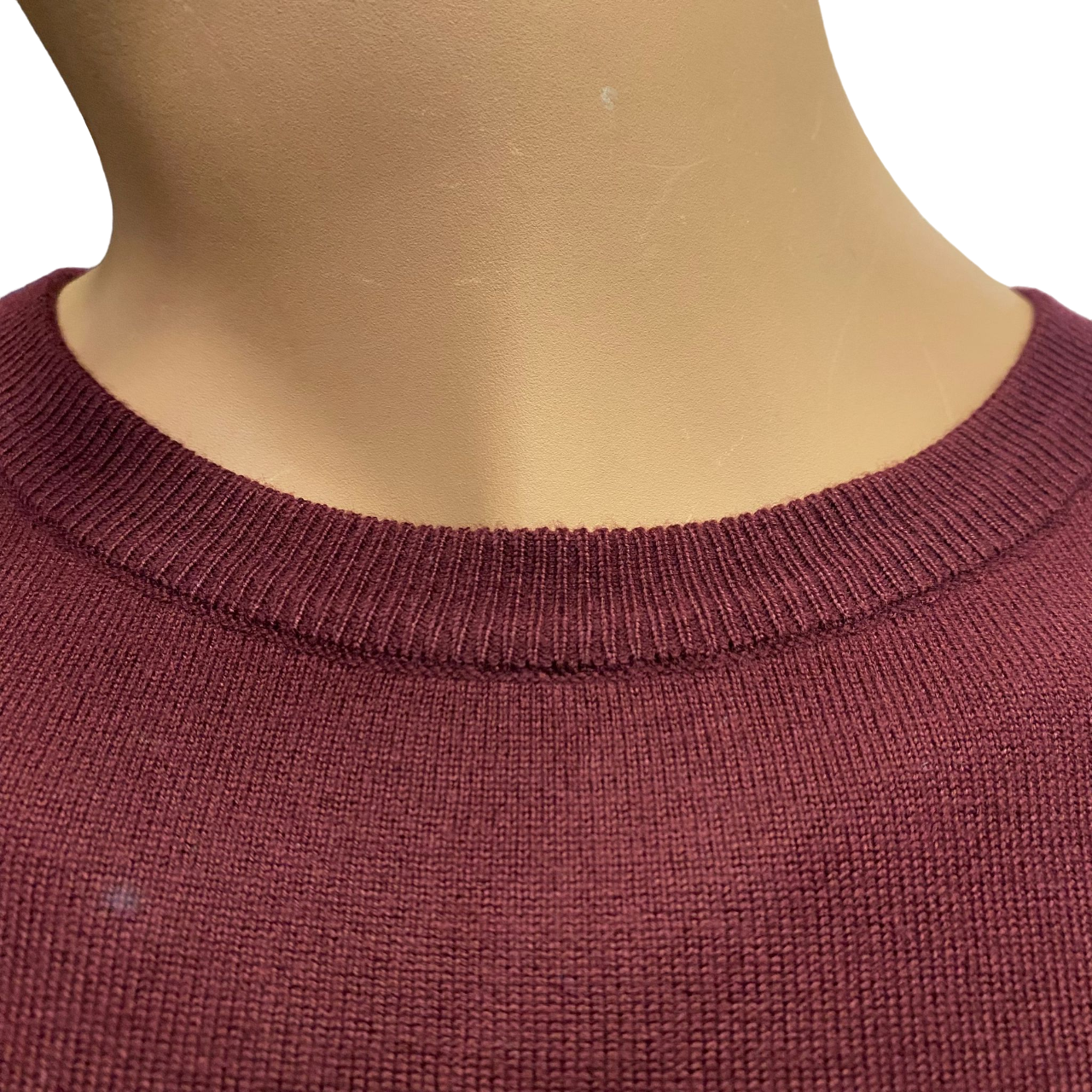 Trez maglia girocollo da uomo Manfred M48501 167 bordò