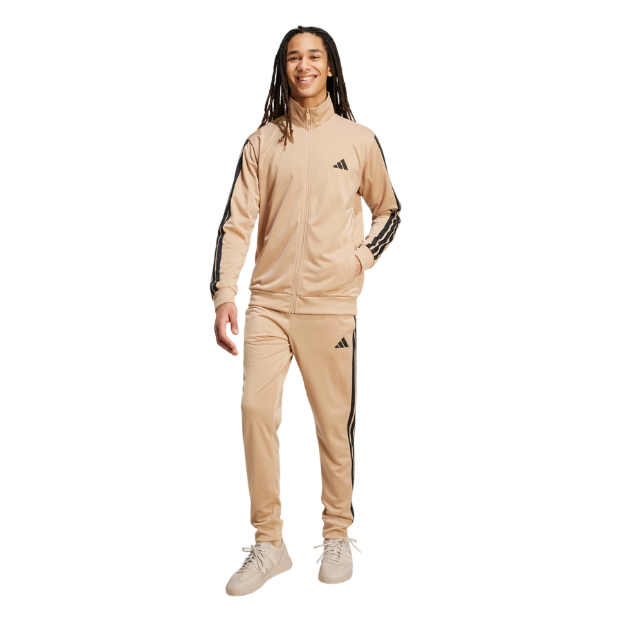 Adidas Tricot Sportswear Basic 3-Stripes Tracksuit JX5501 - Hazel-Black