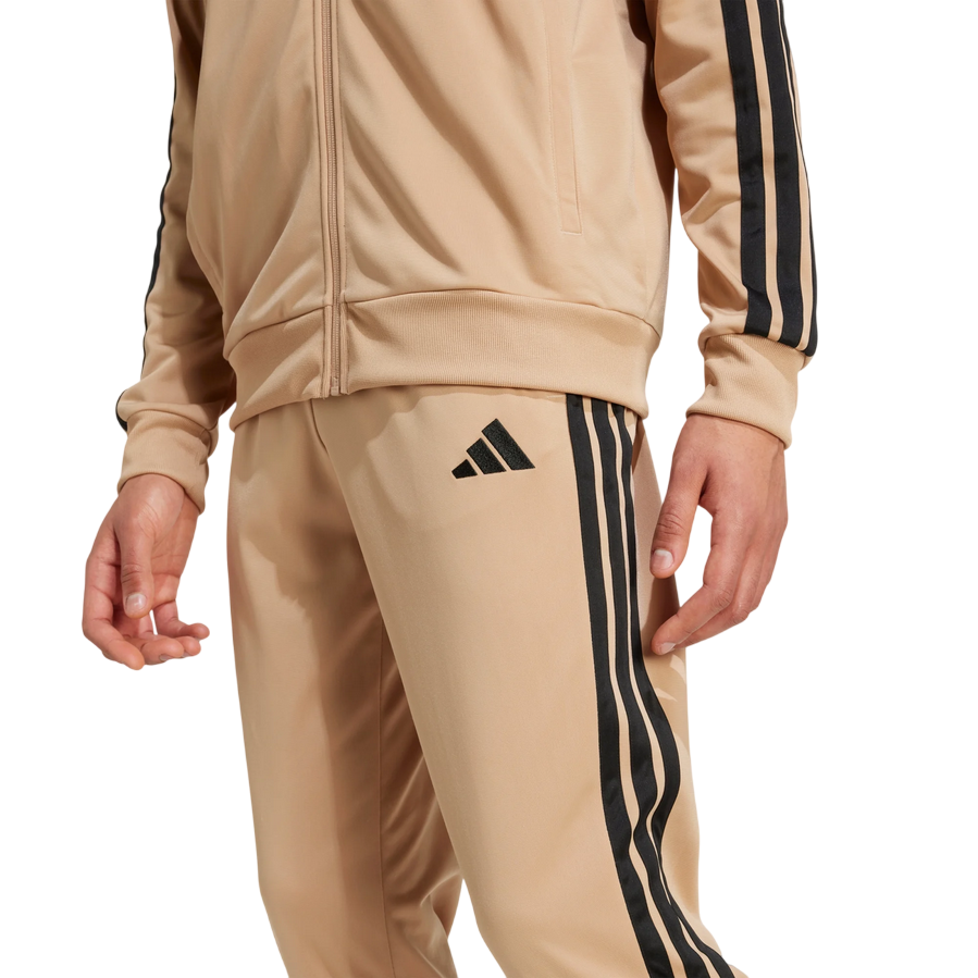 Adidas Tricot Sportswear Basic 3-Stripes Tracksuit JX5501 - Hazel-Black