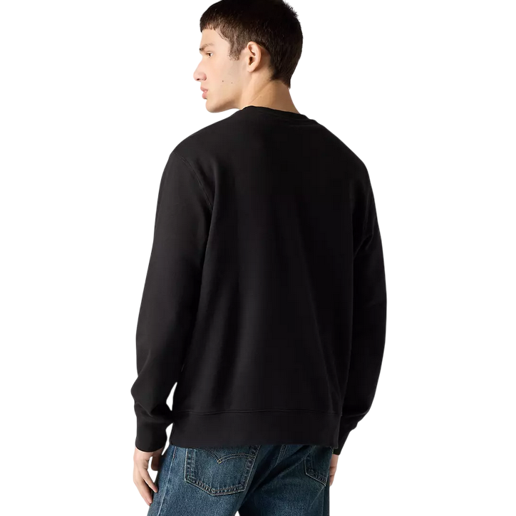 Levi's Housemark Original 359090003 Felpa Girocollo Uomo Nero