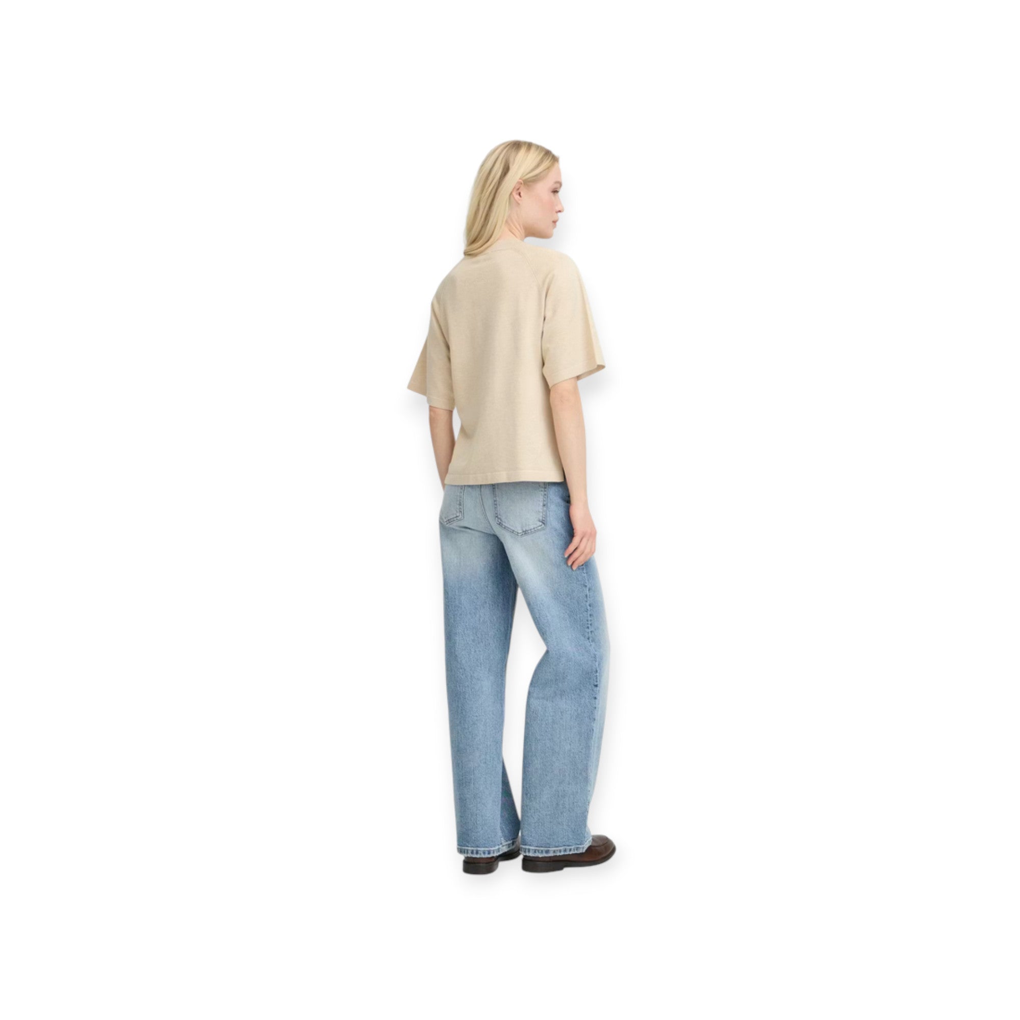 b.young BYMMORLA Pullover da donna 20818475 1411071 Oyster Melange