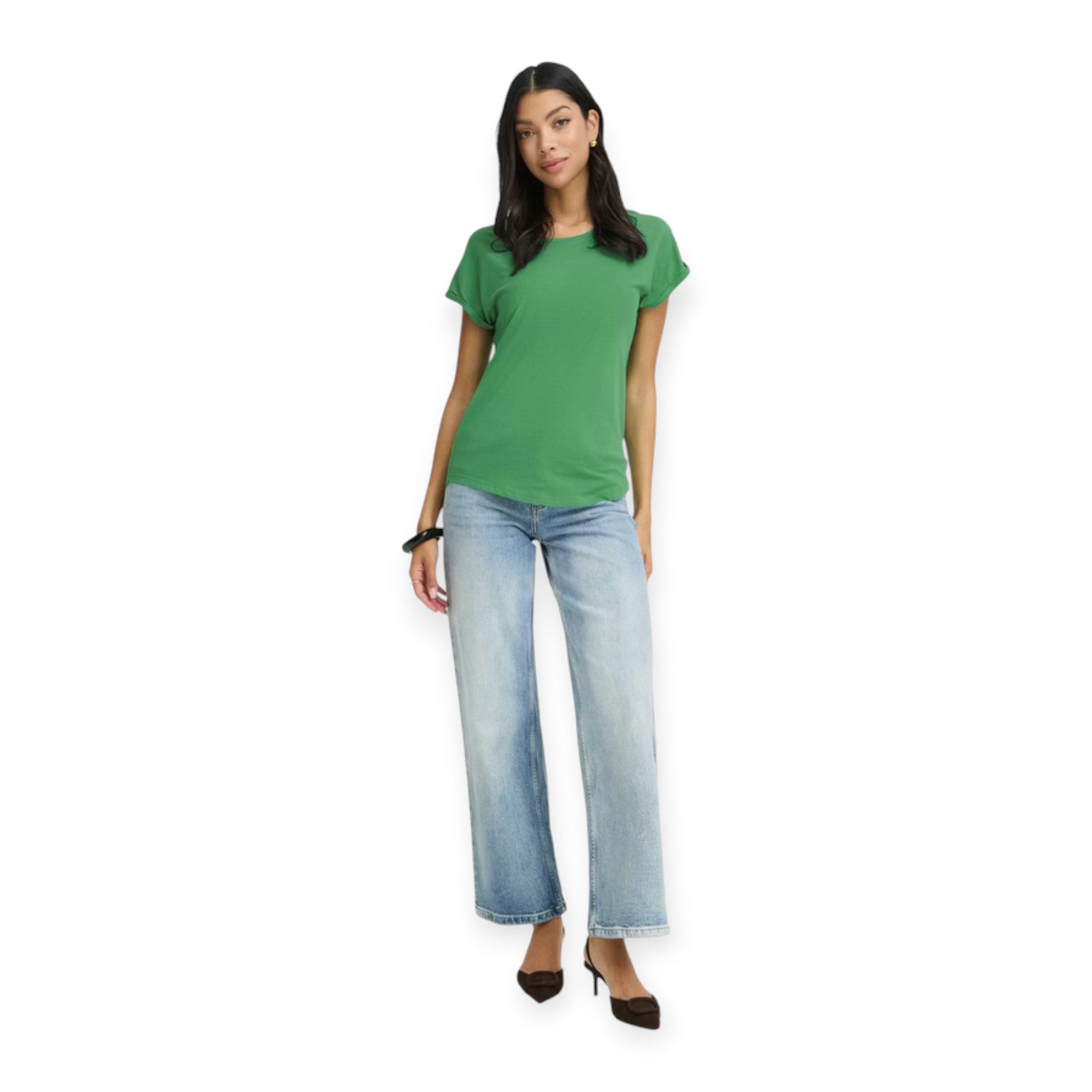 b.young Maglietta Donna BYPamila 20804205 186022 Verde Leprechaun