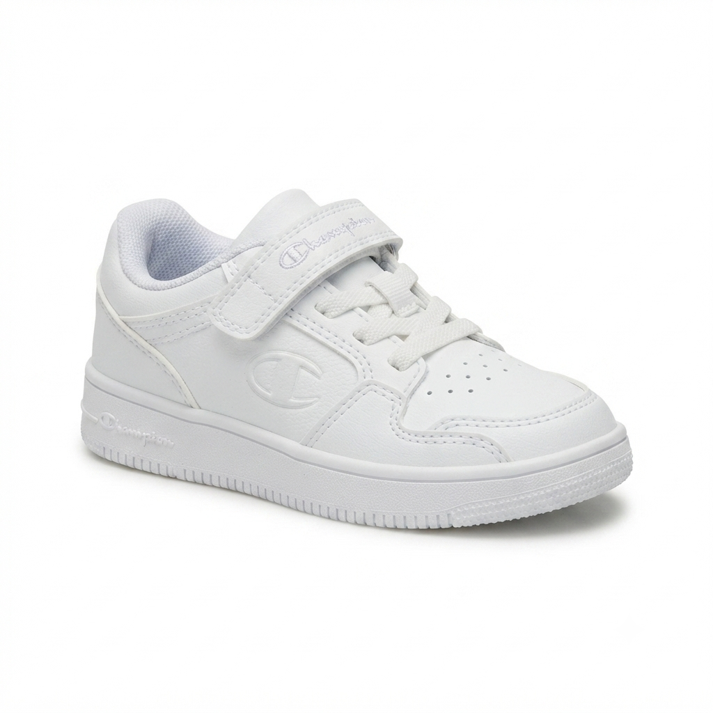 Champion scarpa sneakers junior RD18 2.0 LOW B PS Low Cut S32414 WW009 bianco