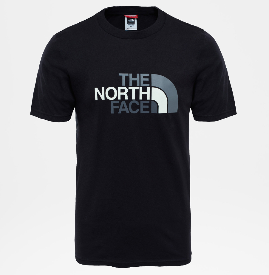 The North Face Men's S/S Easy NF0A2TX3JK31 black short-sleeve t-shirt