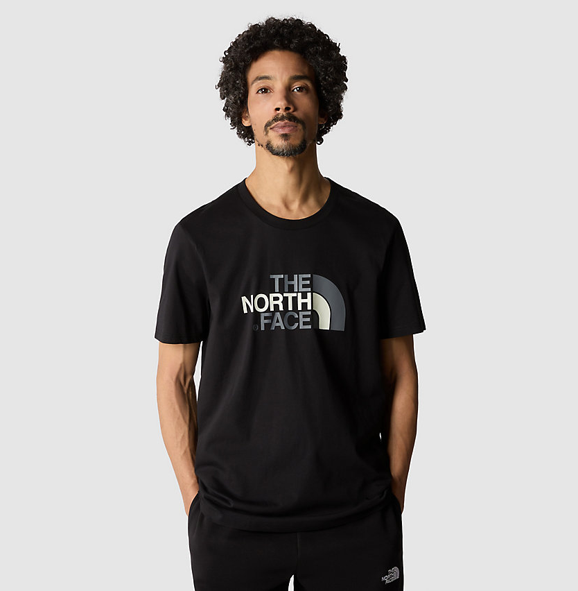 The North Face Men's S/S Easy NF0A2TX3JK31 black short-sleeve t-shirt