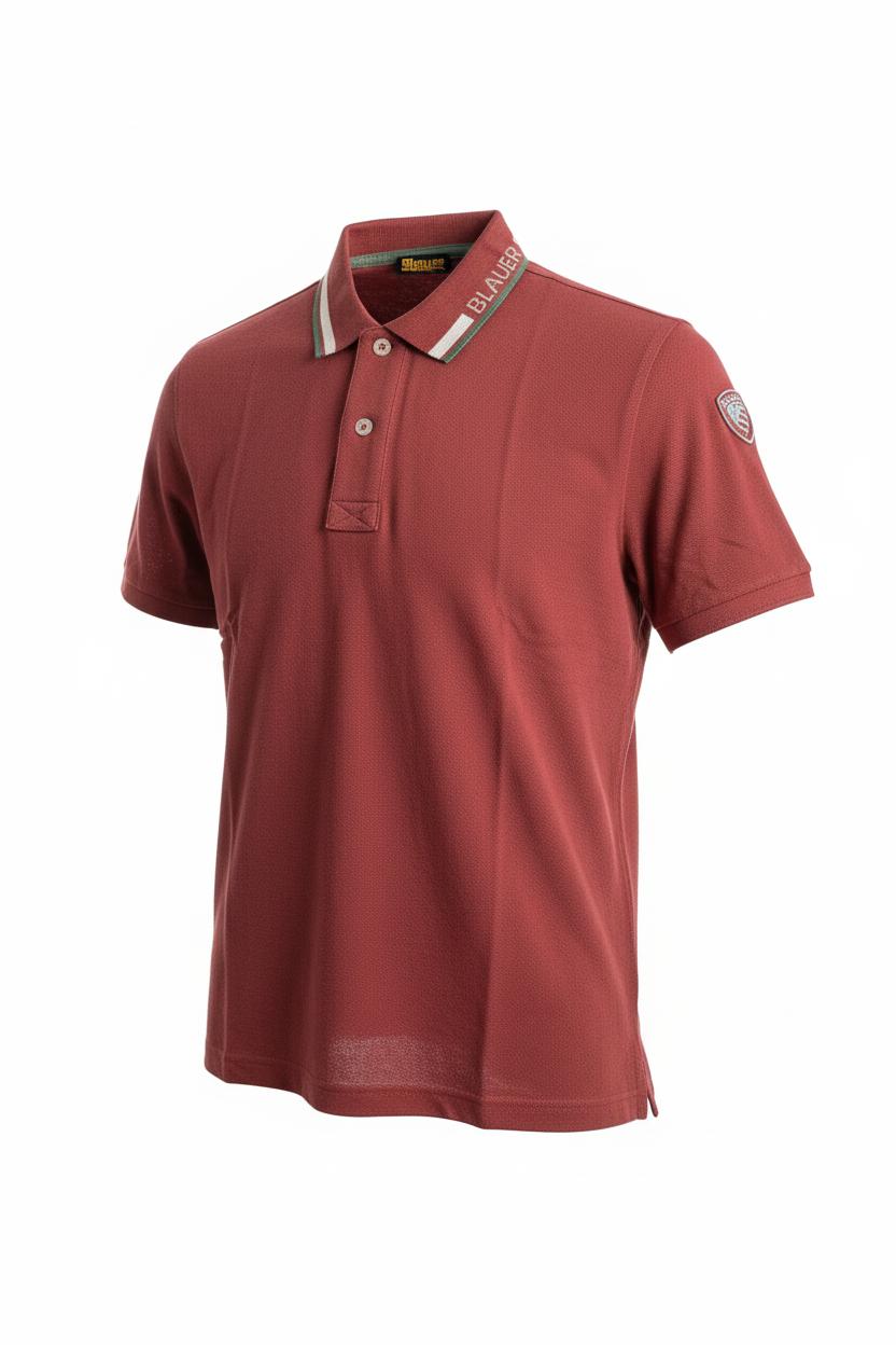 Blauer uomo polo Ransom 26SBLUT02297 006801 586 ruggine