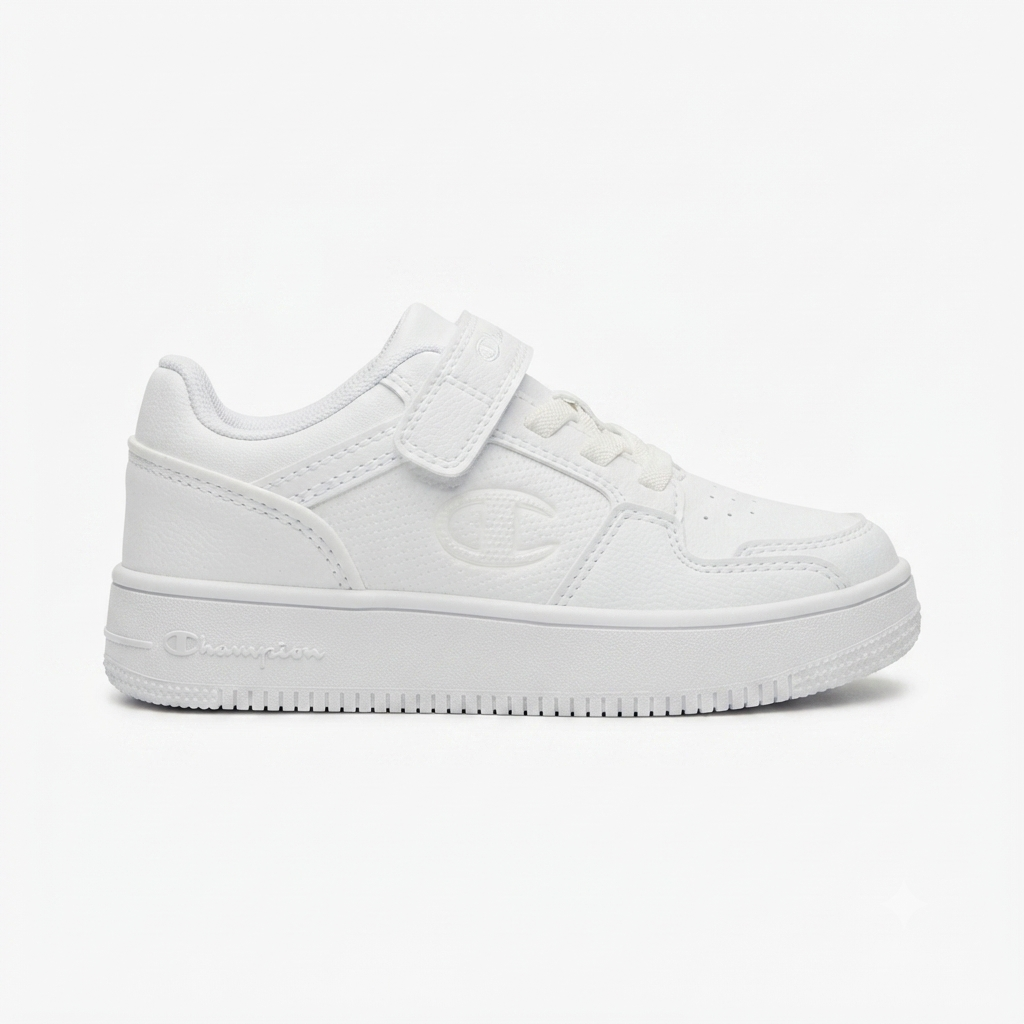 Champion scarpa sneakers junior RD18 2.0 LOW B PS Low Cut S32414 WW009 bianco