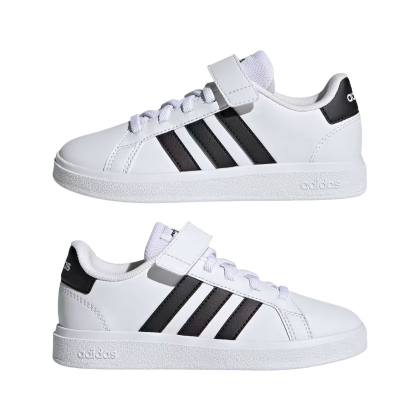 Adidas Grand Court 2.0 EL GW6521 children's sneakers white-black