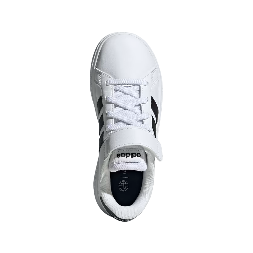 Adidas Grand Court 2.0 EL GW6521 children's sneakers white-black