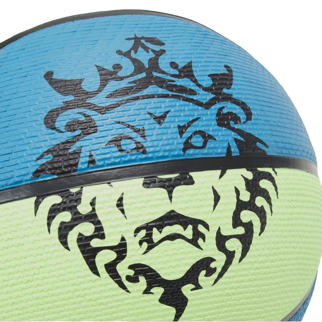 Nike LeBron Playground Basketball, Green/Blue, Size 7
