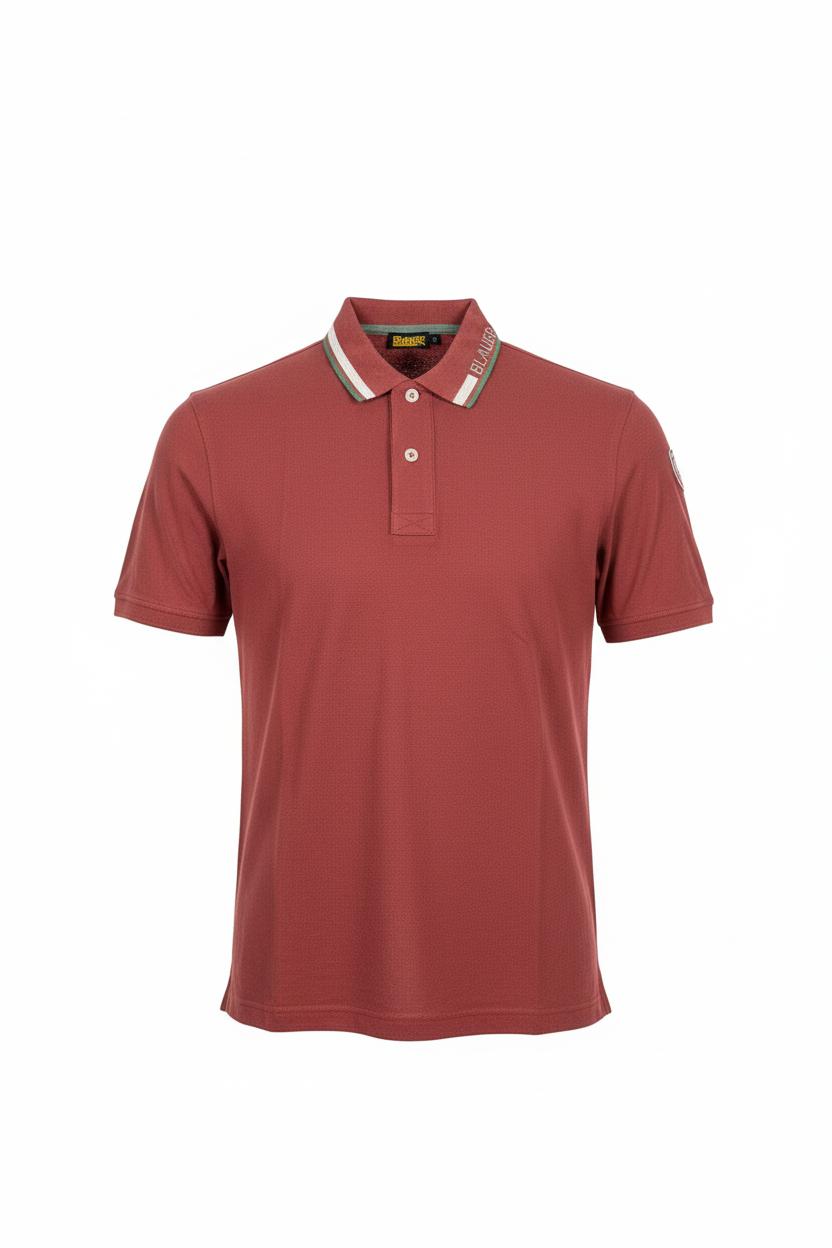 Blauer uomo polo Ransom 26SBLUT02297 006801 586 ruggine