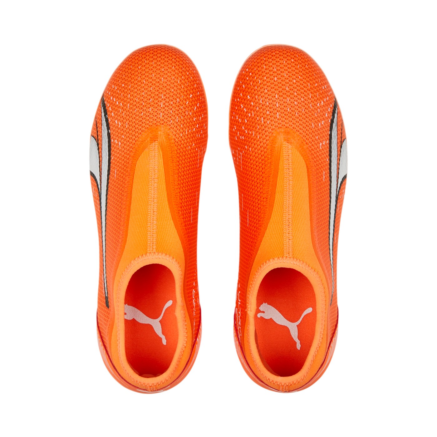 Puma Boy's Football Boot Ultra Match LL MG 107230 01 Orange-White-Blue