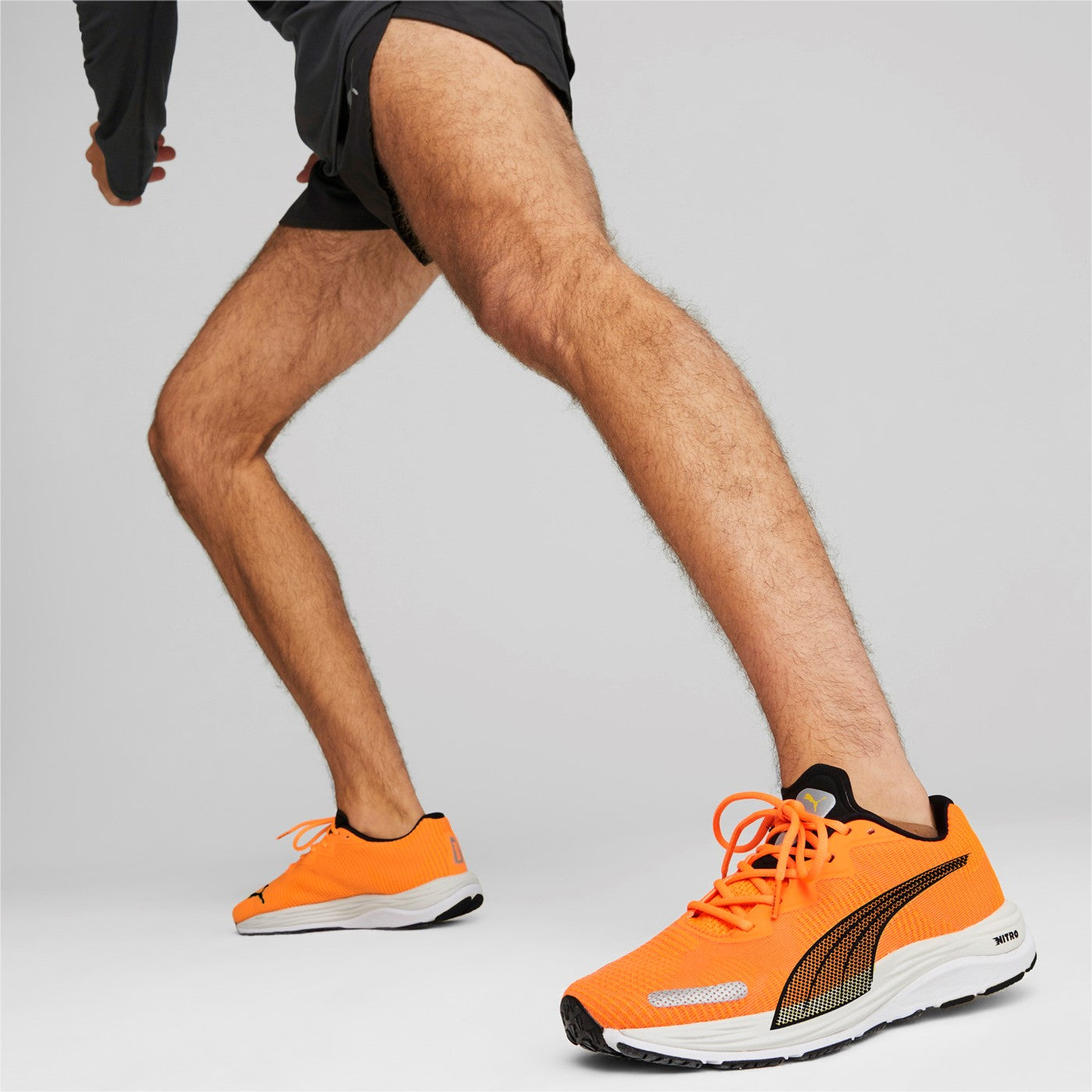 Puma Velocity Nitro Fade 378526 03 Men's Running Shoes Orange Fresh Pear